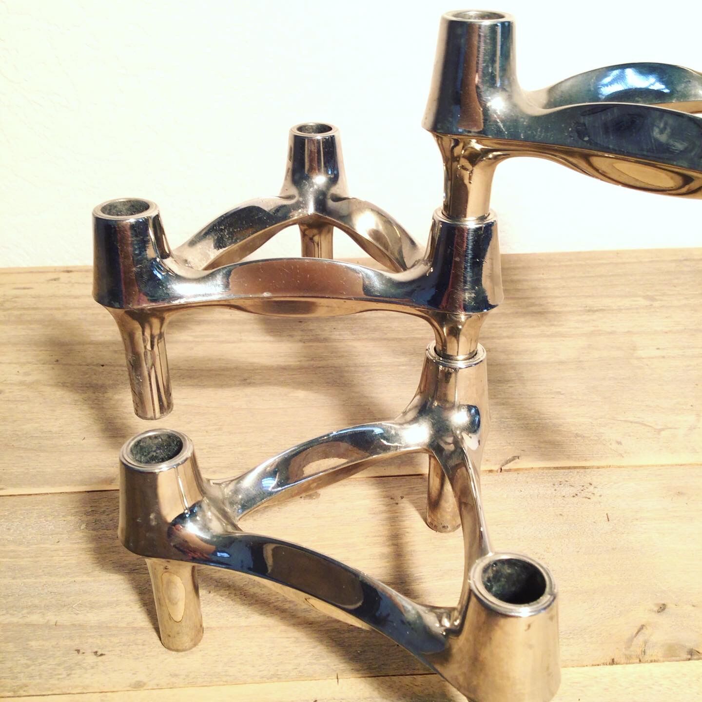Candle holder Nagel Stoffi 3 pieces