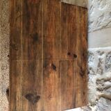 Wooden farmhouse coffee table