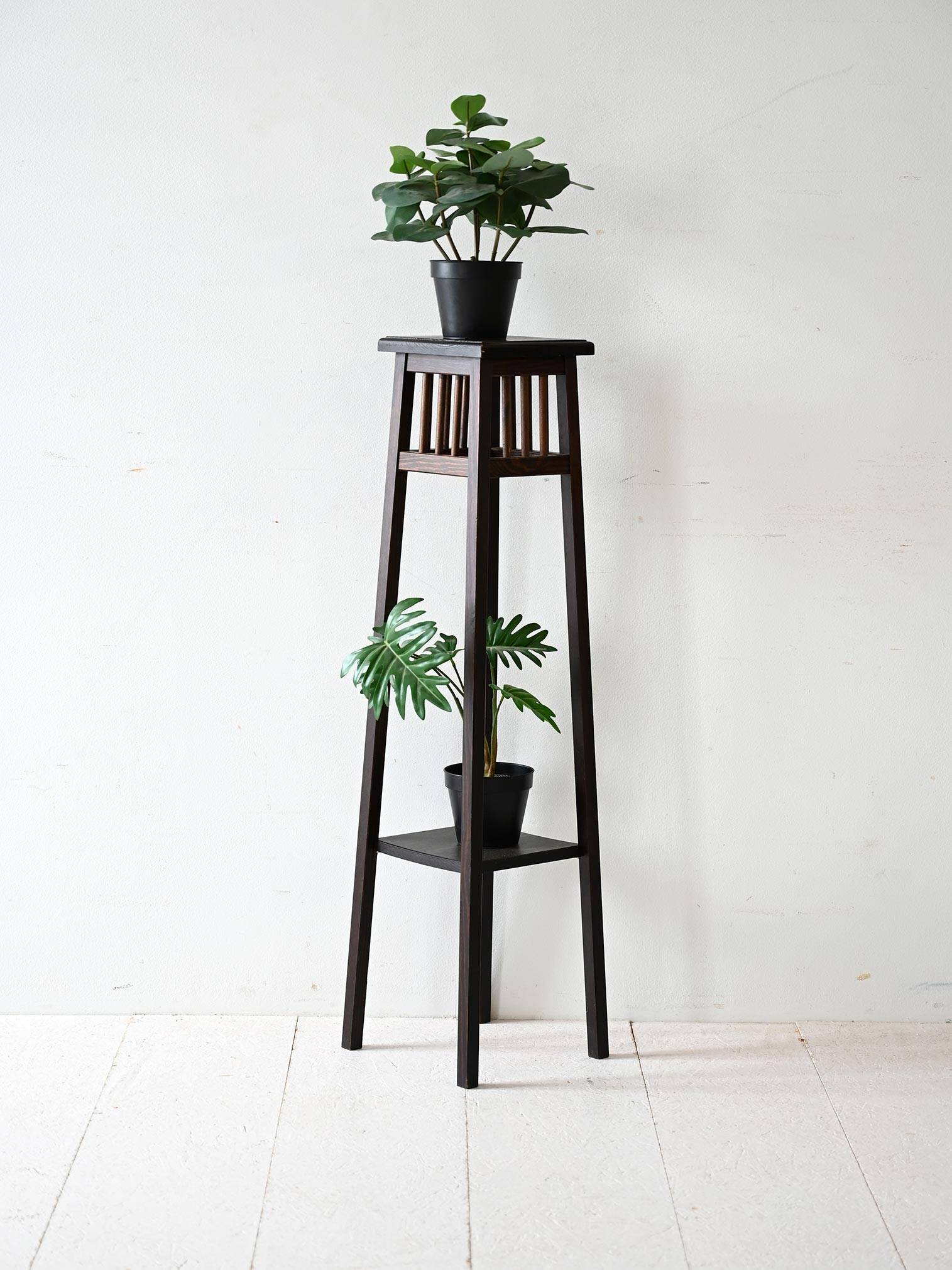 Vintage Swedish Wood Pedestal