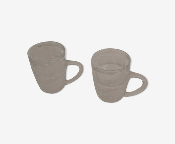 Lot de deux chopes à bière