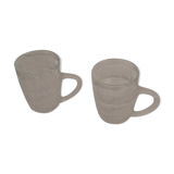 Lot de deux chopes à bière