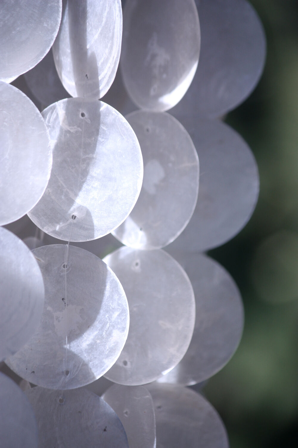 Mother-of-pearl chandelier