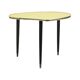 Table de plante rockabilly vintage années 1950 avec pieds coniques