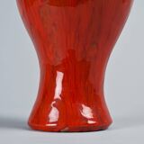 Pièce unique:  large vase par Robert et Jean Cloutier, circa 1955
