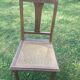 4 Deco chairs cane