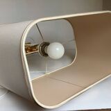 Plexiglass and brass lamp