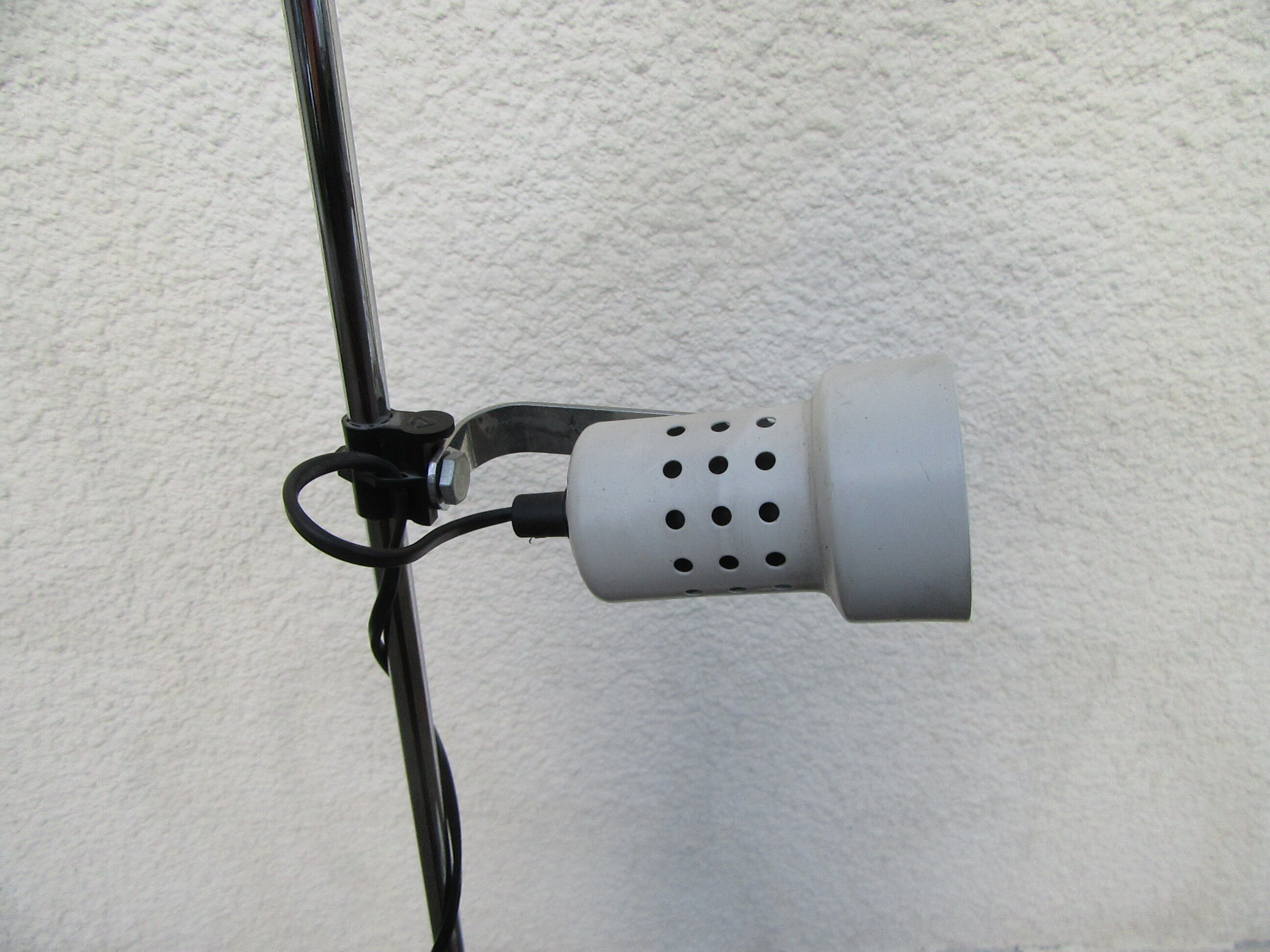 Lamppost 70 double spots vintage - white plate