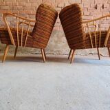 Pair of 1950 cocktail armchairs