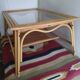 Bamboo and rattan coffee table