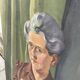 Oil canvas “knitting” 1945