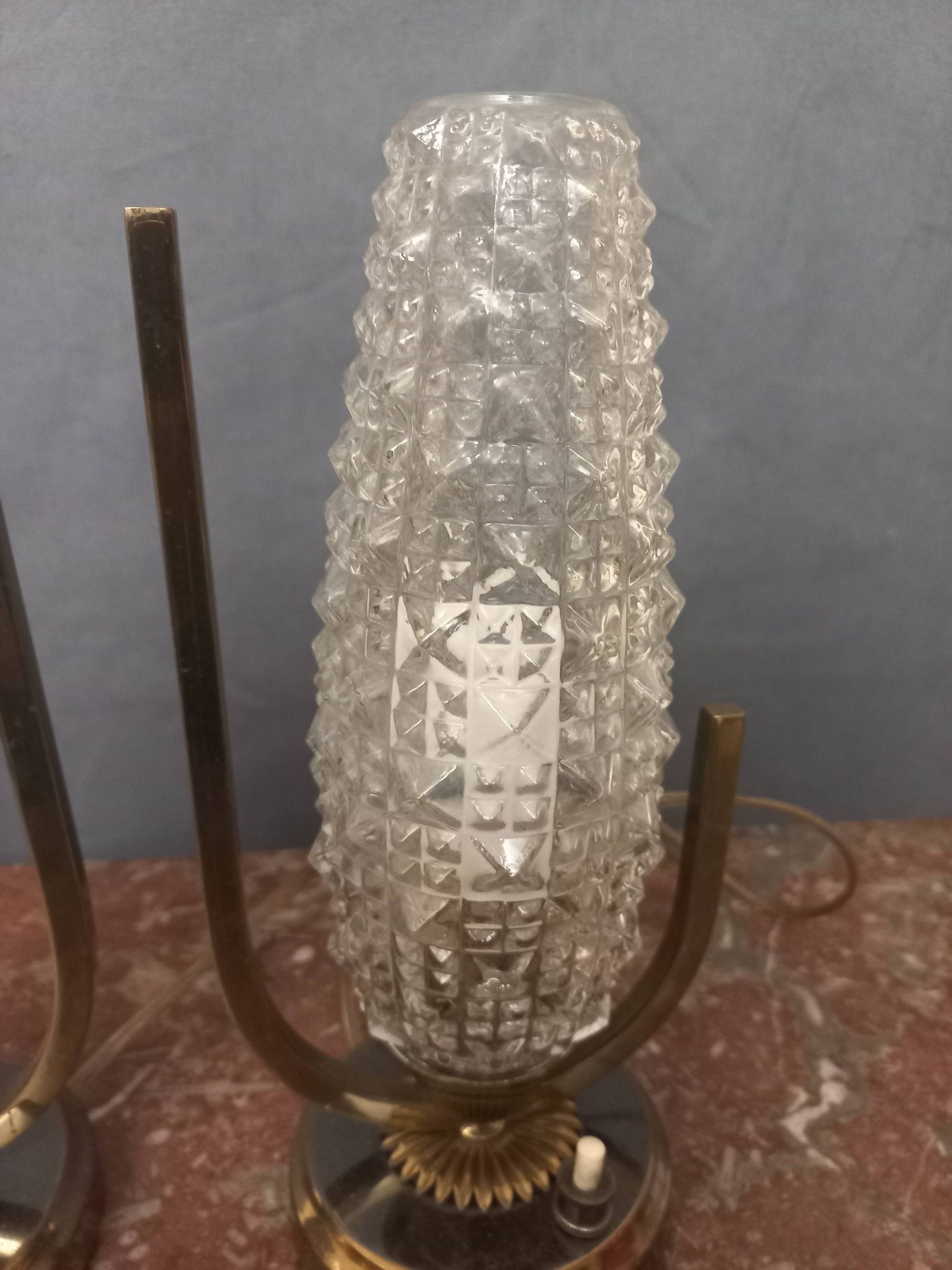 Pair of designer lamps
