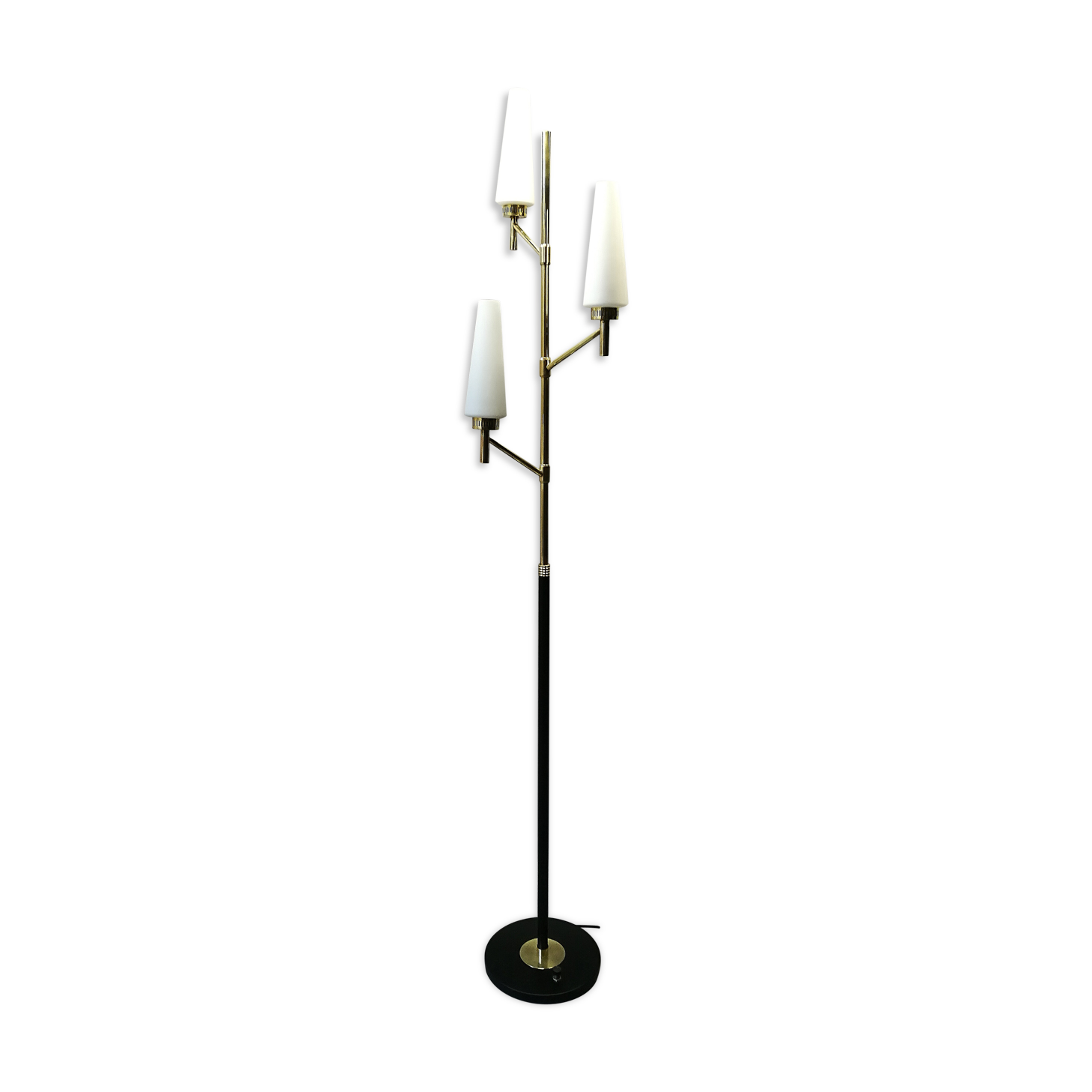 Floor lamp monix 60s black and gold