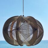 Scandinavian hanging lamp wood and son