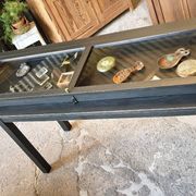 Antique display cabinet on legs