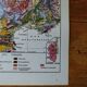 Original lithograph on France (geological + mining)