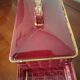burgundy art deco box