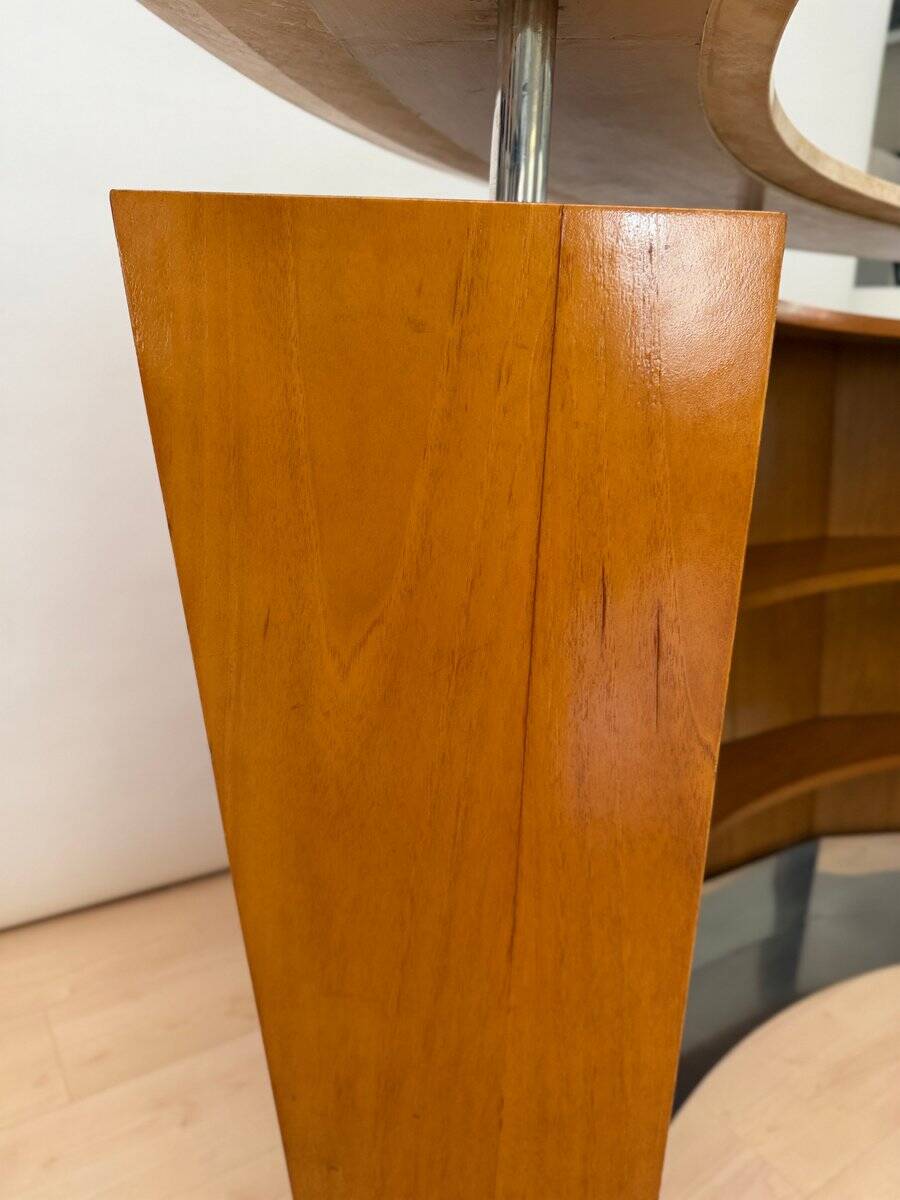Mid-century bar in teak wood, metal and travertine, Italy, 1970