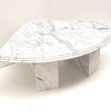 Vintage Italian marble coffee table from the 1970