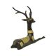 Vintage Bronze Sculpture Reclining Deer Sarreid Ltd 32cm