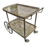 Rolling table, formica serving trolley