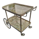 Rolling table, formica serving trolley