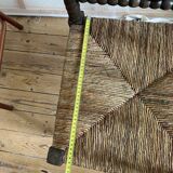 Turned wood corner chair