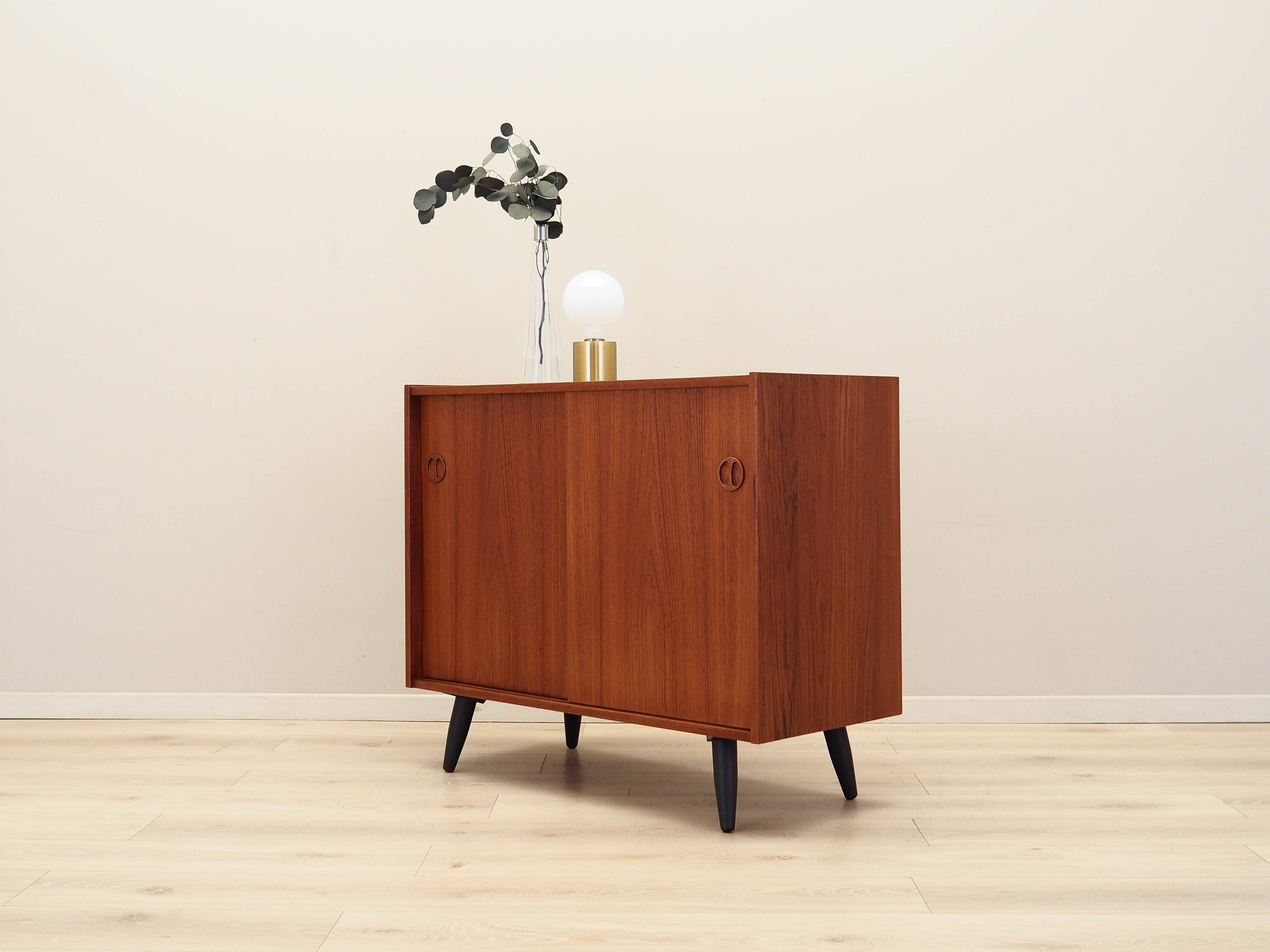 Teak cabinet, Danish design, 1970s, production: Denmark