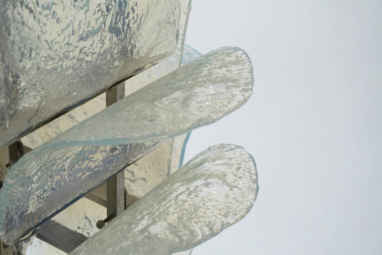 Lampadaire "Cactus" LT320 de Carlo Nason pour Mazzega, Italie, années 1960.