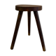 Tabouret de ferme bois tripode vintage