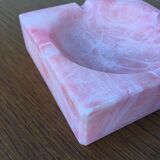 Pink marble ashtray