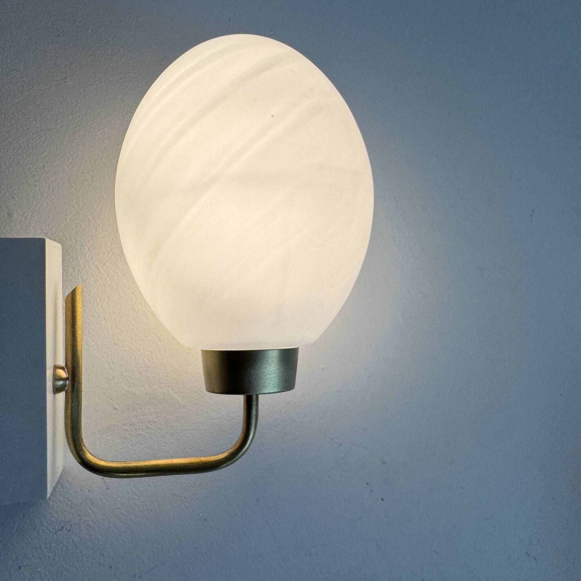 PAIR OF VINTAGE OVOID WALL LIGHTS