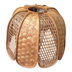 Abat-jour rotin et osier