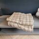 Pair of vintage woven cotton curtains