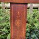Wooden and cane office chair