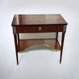 Console Table Writing Desk In Mahogany Louis XVI Style 20th Century Period