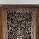 Antique 19th century burmese hand carved side or end table