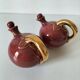 Two small pouring bottles Röd Rubin