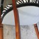 Art deco armchair with zebra tapestry