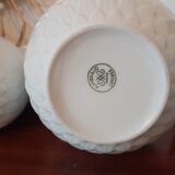 Creamer and milk jug in porcelain Vignaud