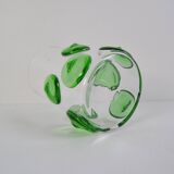 Set of six glasses Glasswork Nový Bor, 1950s.