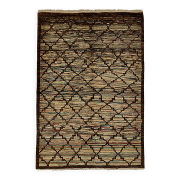 Turkish Handknotted Wool Oushak Rug 101 cm x 143 cm