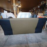 Leather and fabric sofa by Jean-Charles de Castelbajac for Ligne Roset