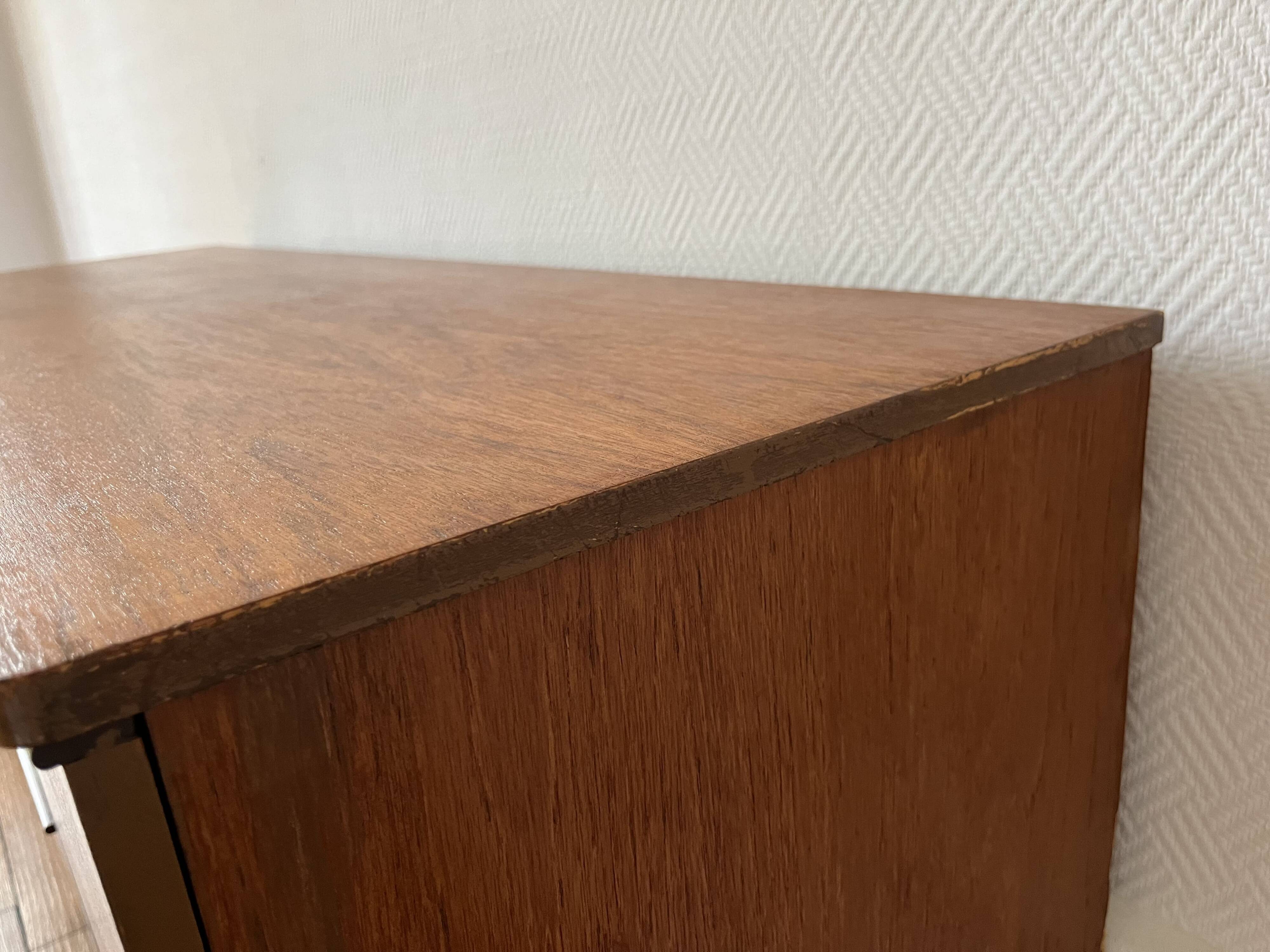 English sideboard in vintage solid teak from the austin suite collection