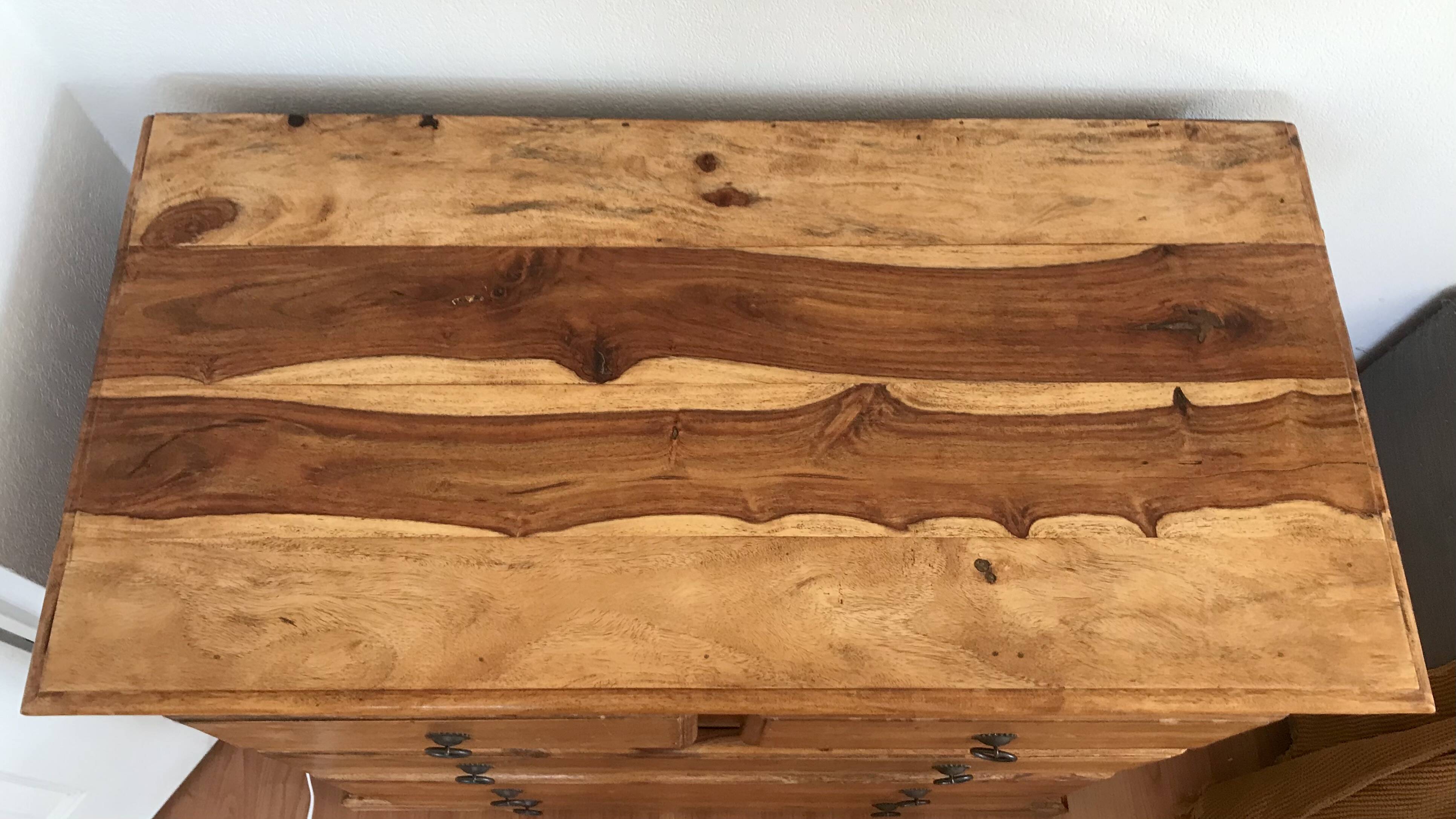 Indian "Jali" commode in solid rosewood (Sheesham)