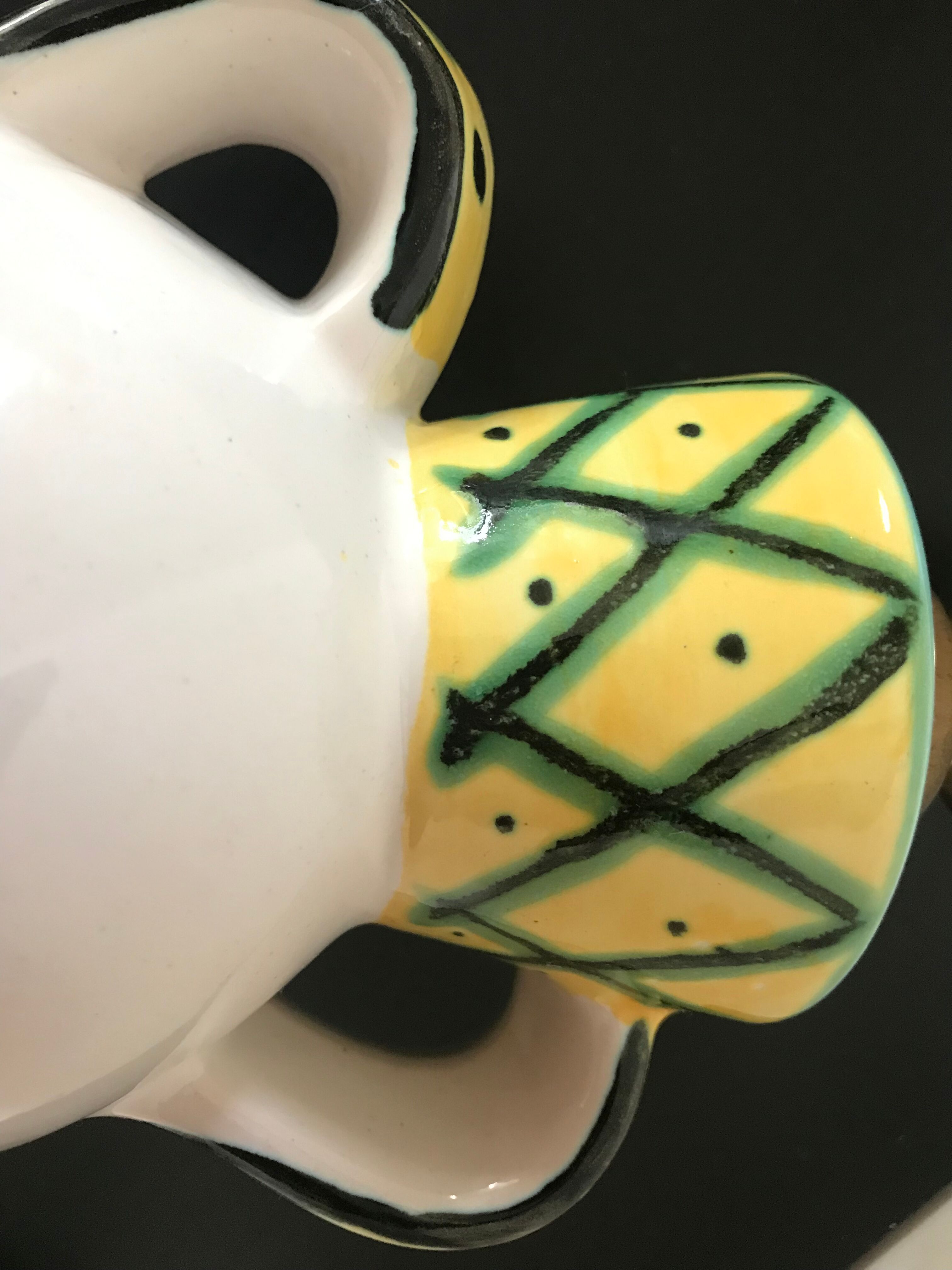 Ceramic lamp design circa 1950