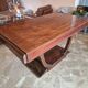 Art deco table with 2 extensions
