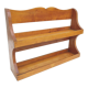 Wooden wall shelf for spices