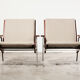 Rob Parry Pair of Lotus Lounge Chairs for Gelderland 1950s