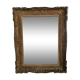 Carved and gilded wooden mirror early in the 20th century  - 96x76cm