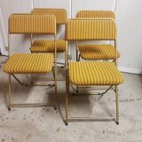 4 lafuma chairs folding 70 years